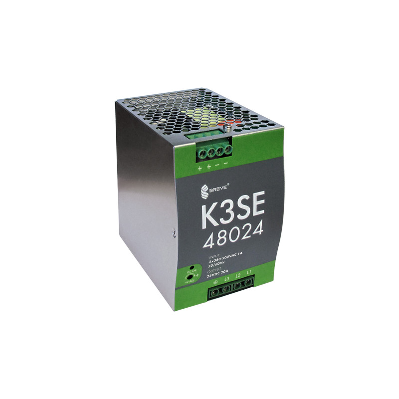 K3SE 48024 3x400/ 24VDC 20A 480W Trójfazowy zasilacz impulsowy Breve