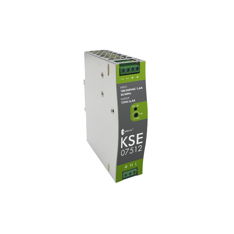 KSE 07512M 230/ 12VDC 6,3A 75,6W zasilacz impulsowy Breve