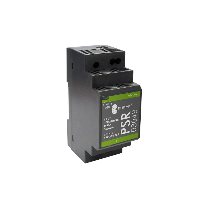 PSR 03048 100-240VAC/ 48VDC 0,75A modułowy stabilizowany zasilacz impulsowy Breve