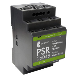 PSR 06048 100-240VAC/ 48VDC 1,25A modułowy stabilizowany zasilacz impulsowy Breve