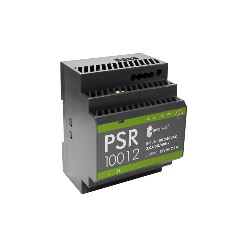 PSR 10012 100-240VAC/ 12VDC 7,1A modułowy stabilizowany zasilacz impulsowy Breve