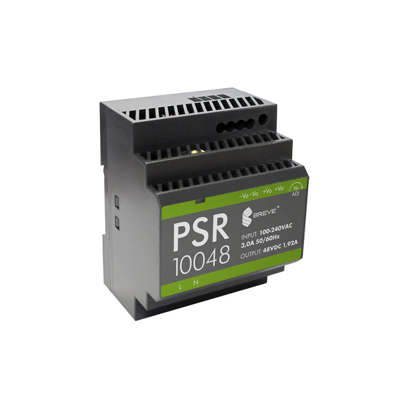 PSR 10048 100-240VAC/ 48VDC 1,92A modułowy stabilizowany zasilacz impulsowy Breve